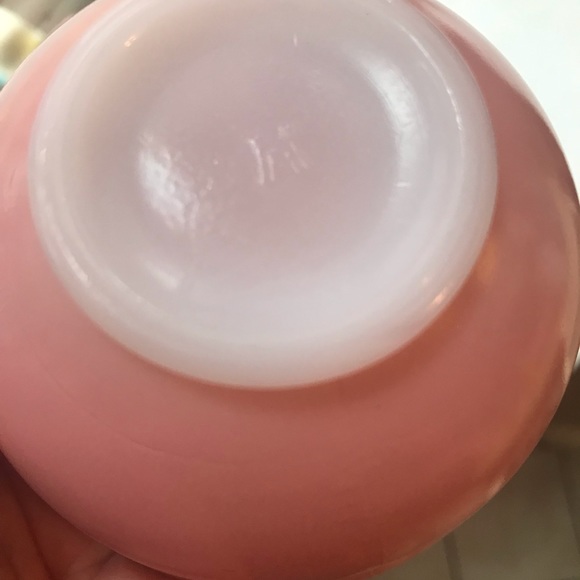 2 Vintage Hazel Atlas Moderntone Platonite Coffee Tea Cups & Saucers Pink - Picture 3 of 6